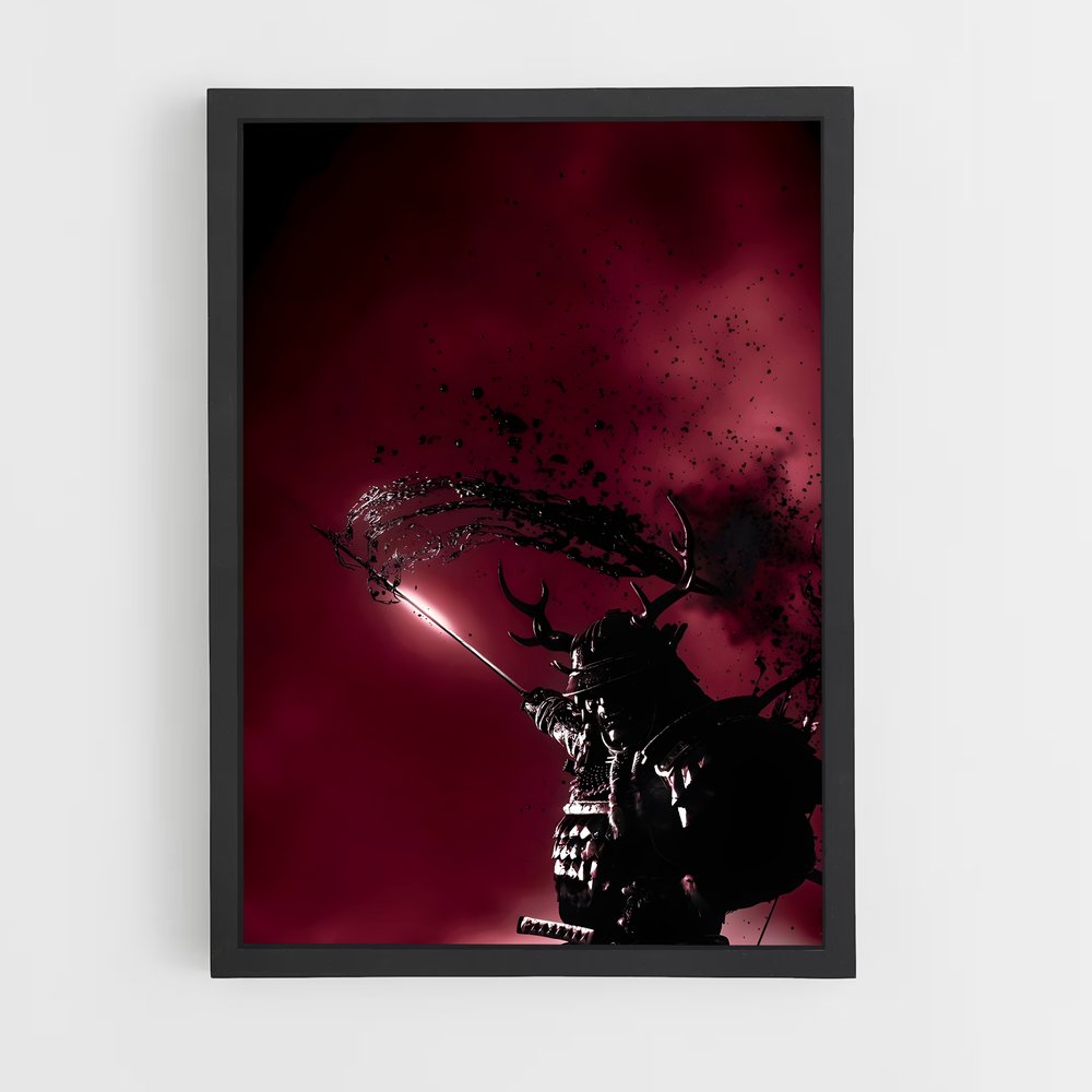 Poster Ombres de Samouraï – affiche Ghost of tsushima (vue 2)